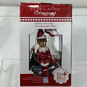 Elf On The Shelf Ornament Knee Hugger Christmas Tree Personalize